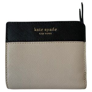 Kate Spade EUC Black and Tan Women's Wallet